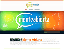 Tablet Screenshot of menteabierta.org